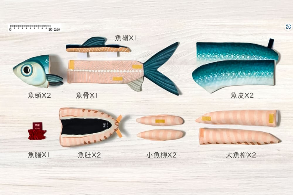虱目魚教具照片